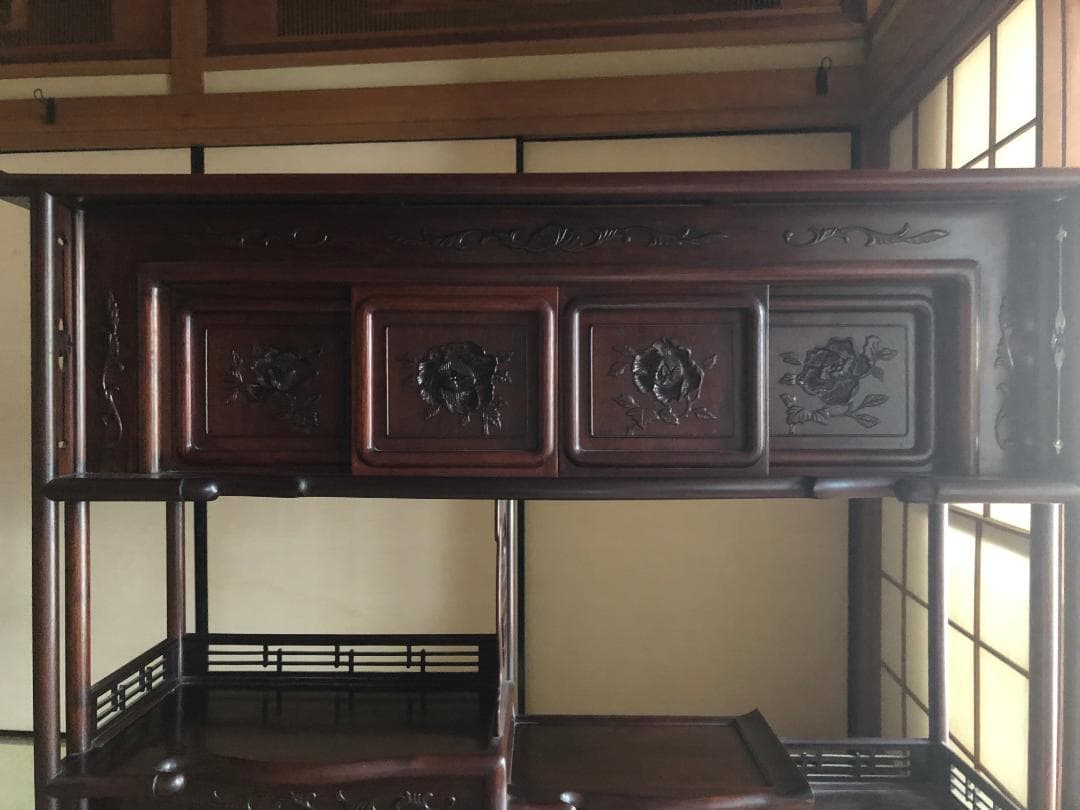 アンティーク家具・工芸家具（飾り棚）