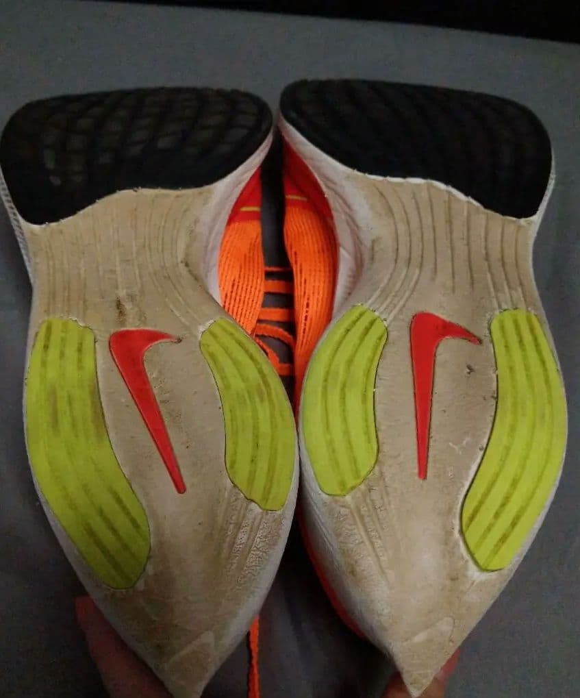 お値下げ☆NIKE VAPORFLY シューズ オレンジ/レッド　27.0