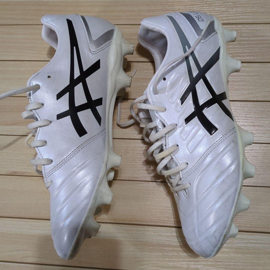 asics サッカーシューズ 25.5cm ホワイト