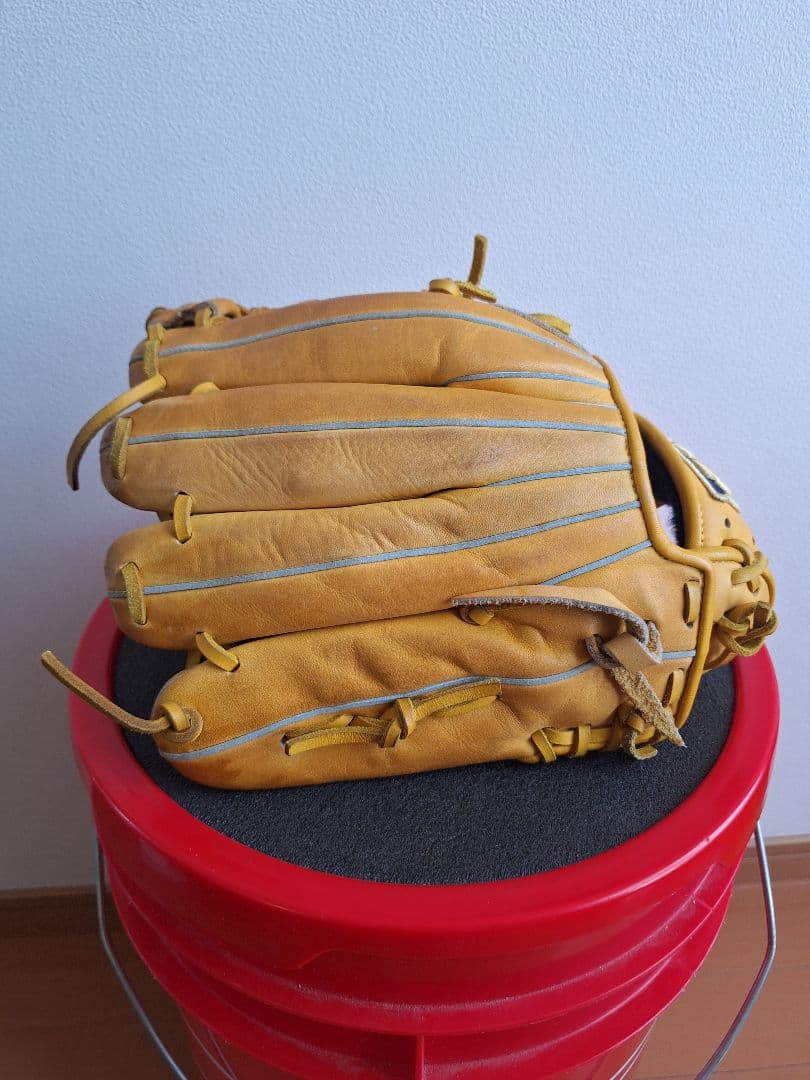 Wilson 軟式 外野用 イエロー 使用少なめ