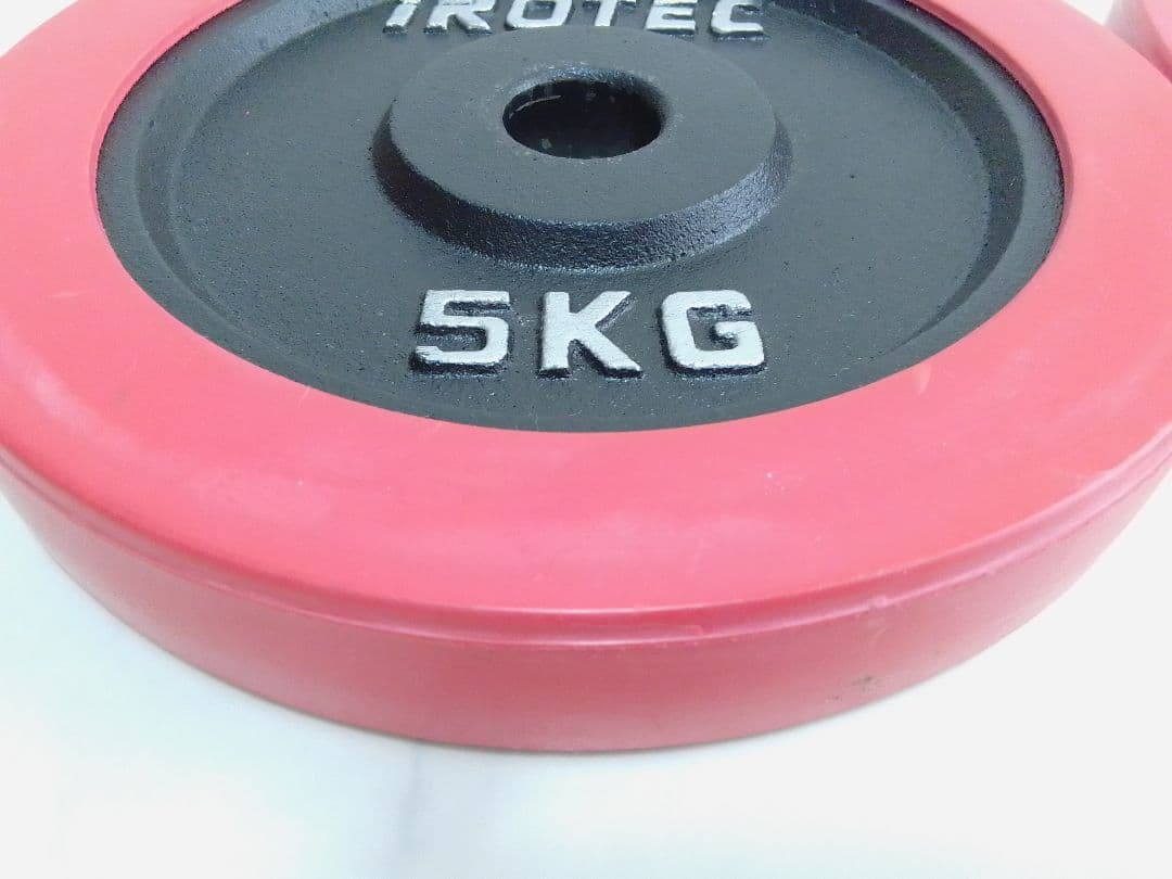アイロテック iROTEC ラバー ダンベル 5kg×4=20kg 28mm ⑤