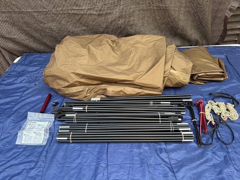 3fulgear beetle13 シェルターテント 欠品あり