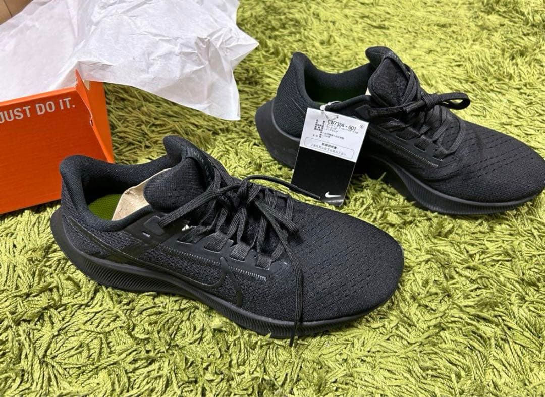 スパイク・シューズ NIKE AIR ZOOM PEGASUS 38 BLACK