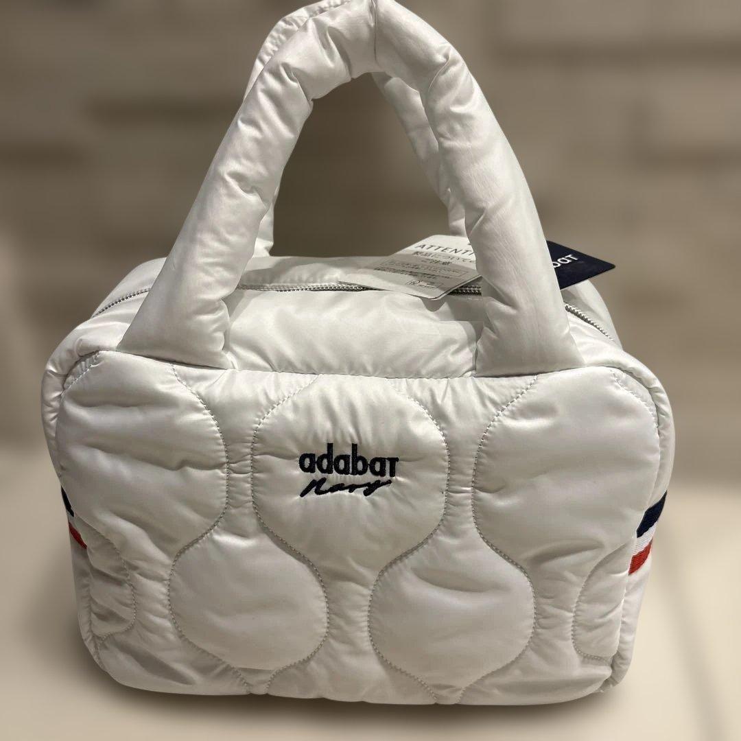 【新品】【ADABAT NAVY】キルティングカートバッグ ゴルフ　ショルダー付