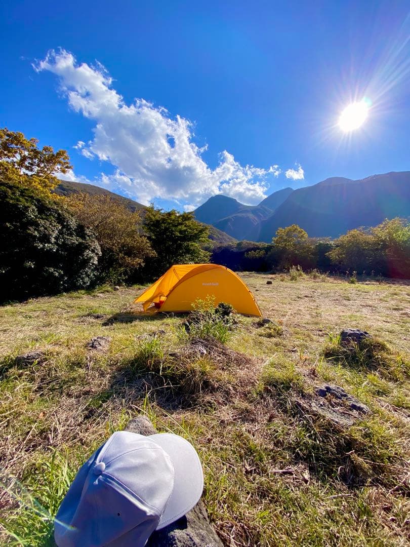 モンベル・マイティドーム1 、オプショナルキャノピー前室、専用グランドシート