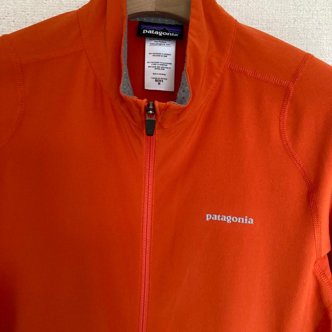 patagonia パタゴニア　メンズ　ジップジャケット M オレンジ　フリース