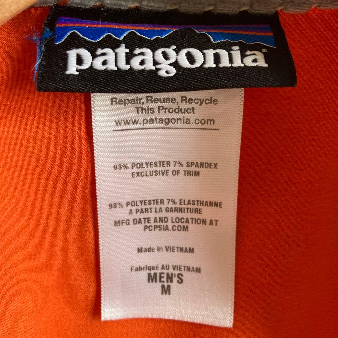 patagonia パタゴニア　メンズ　ジップジャケット M オレンジ　フリース