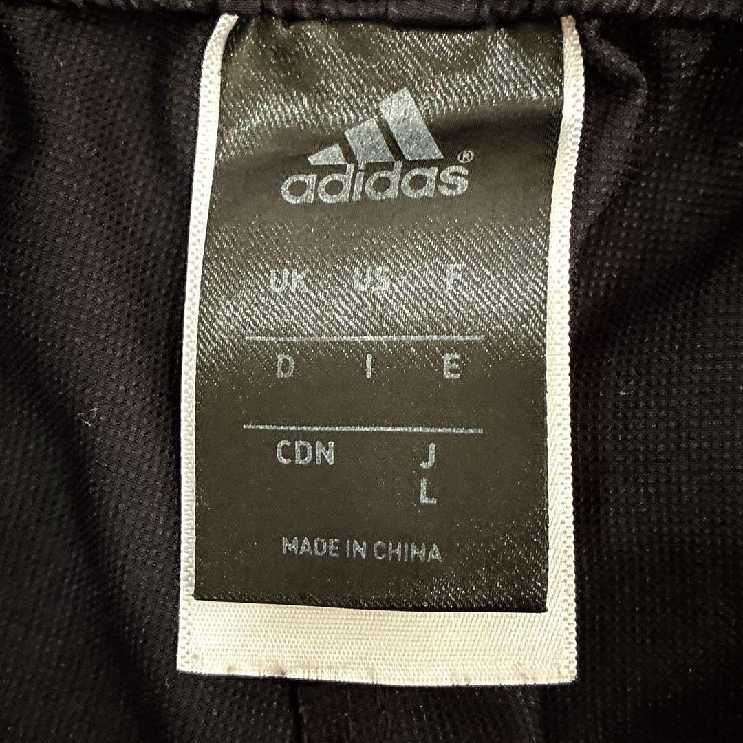 【極美品】adidas ジャージ 上下セット Lサイズ 黒×金　セットアップ
