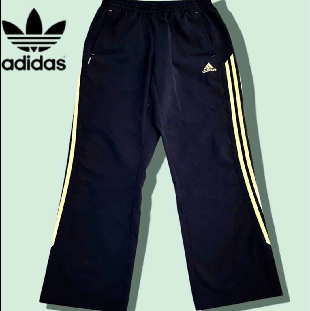 【極美品】adidas ジャージ 上下セット Lサイズ 黒×金　セットアップ