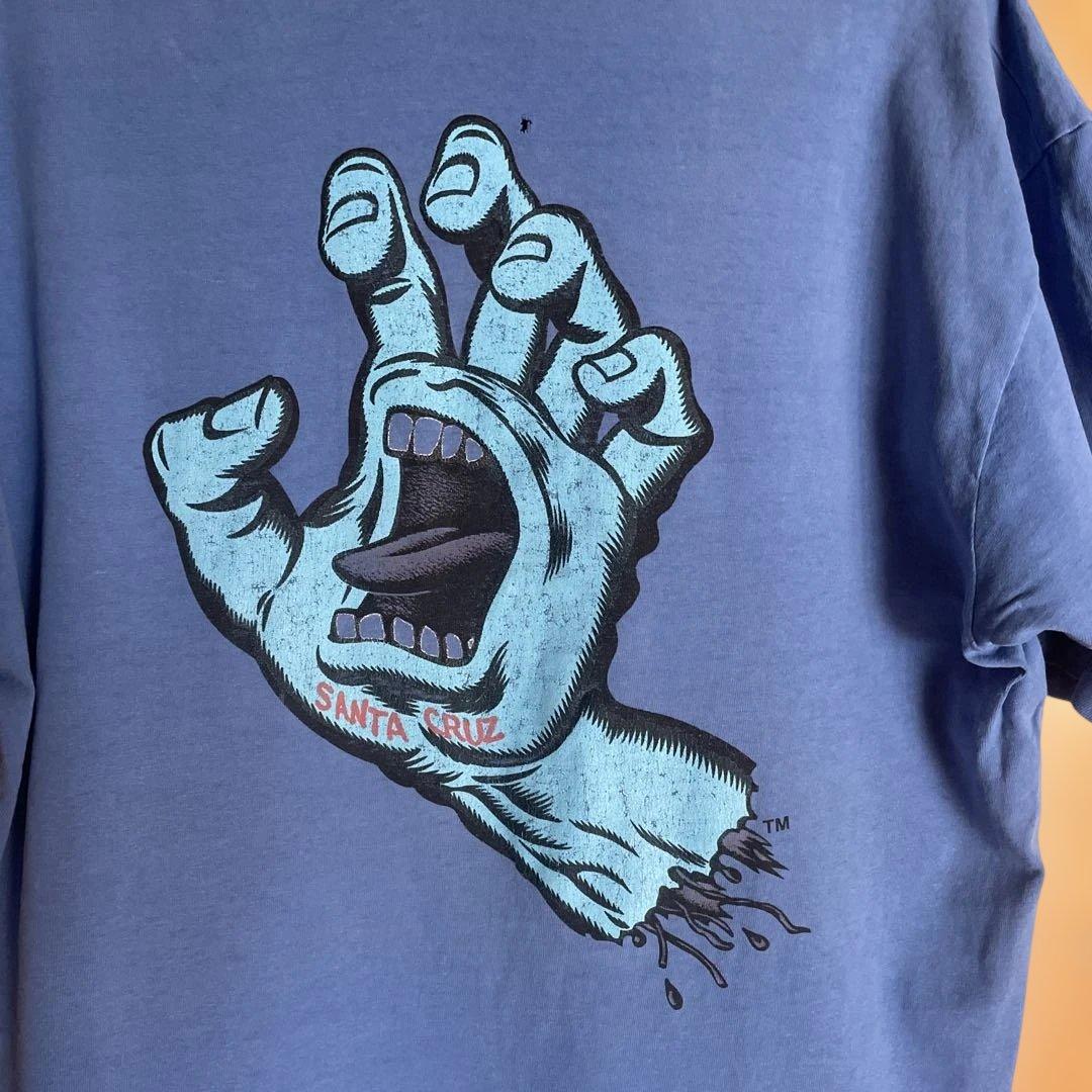 招き猫 当時物 サンタクルーズ スクリーミングハンド Tシャツ