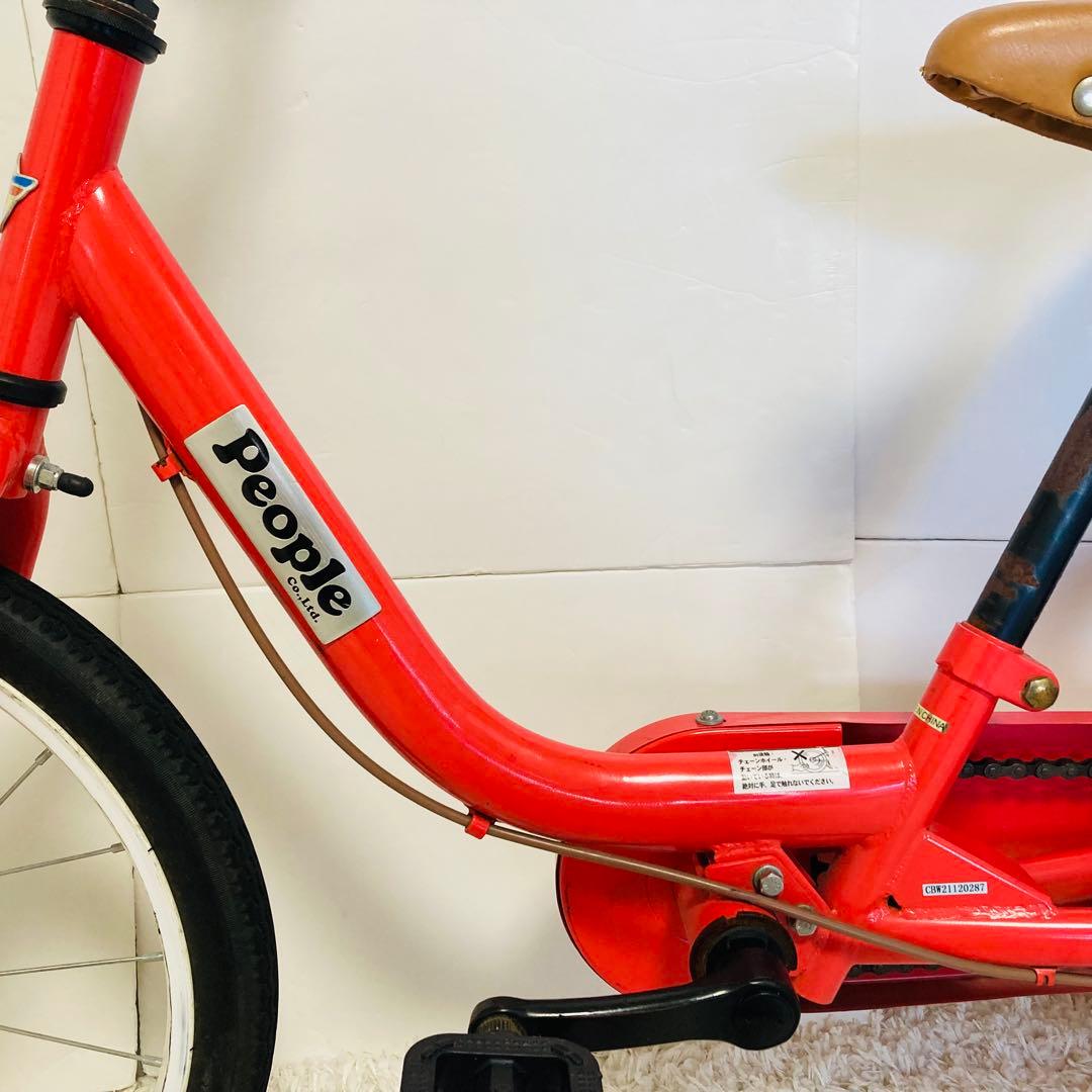 【直接取引限定】　ピープル ケッターサイクル 18インチ 子供用自転車　反射板