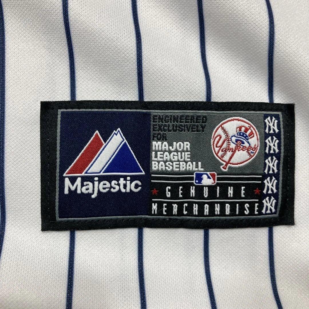 極美品 マジェスティック ニューヨークヤンキース デレクジーター ユニフォーム