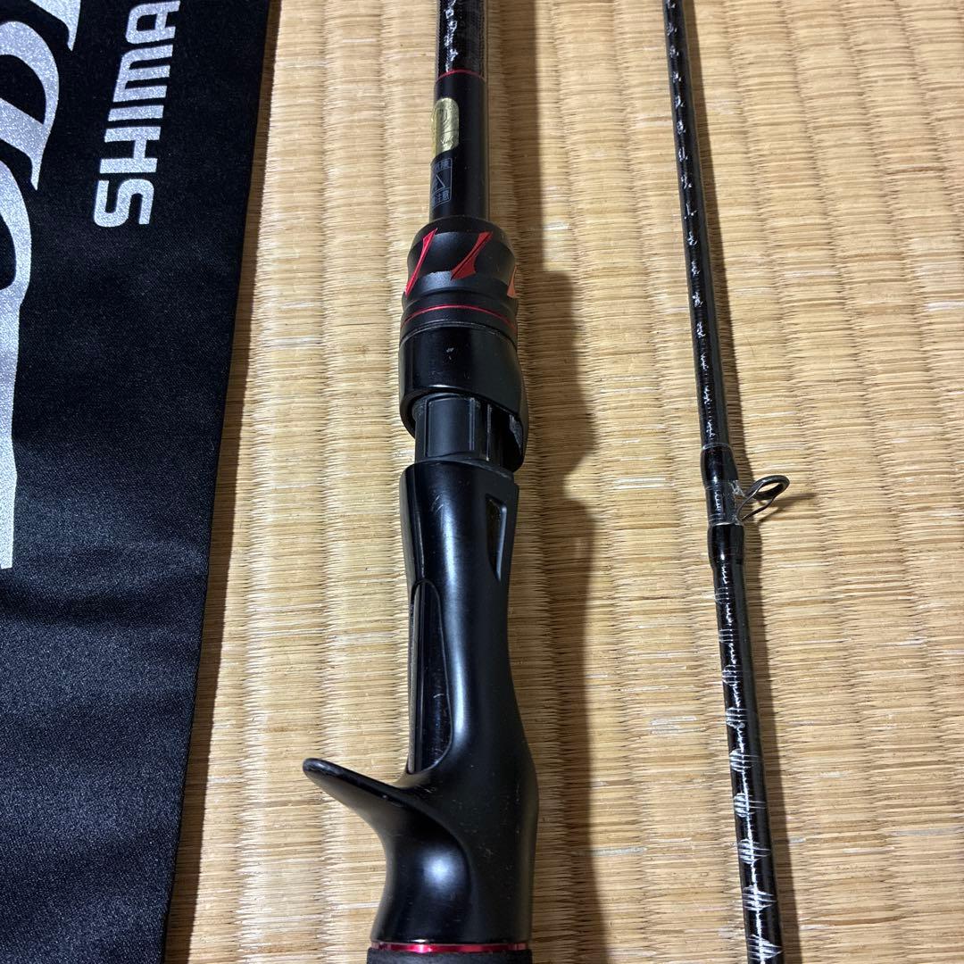 バス釣り引退セット SHIMANO ZODIAS 172MH-2 バスロッド