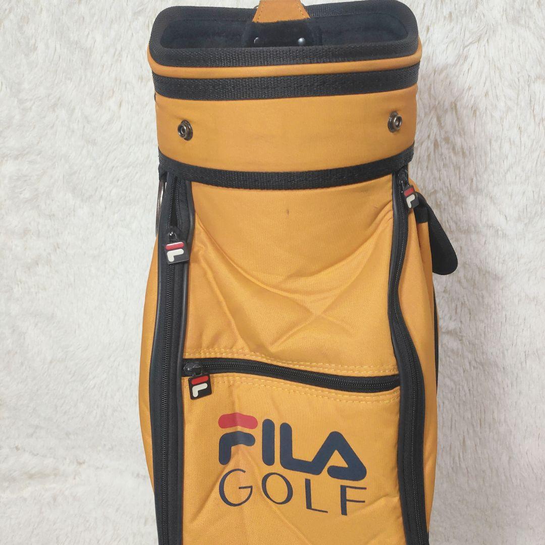 【人気モデル】FILA GOLF キャディバッグ イエロー