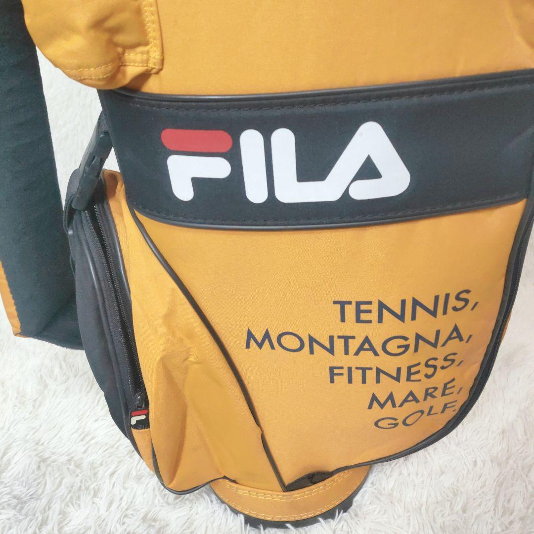 【人気モデル】FILA GOLF キャディバッグ イエロー