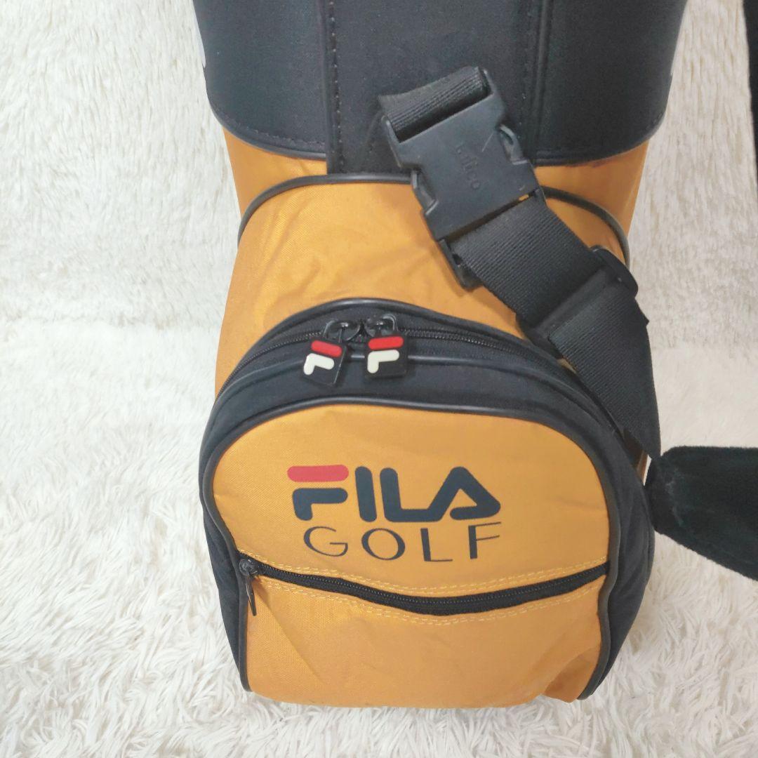 【人気モデル】FILA GOLF キャディバッグ イエロー