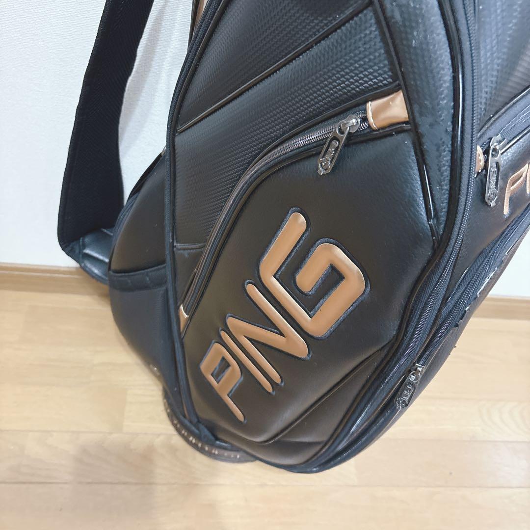 K337 PING ブラック ブラック COPPR キャディバッグ フード無し