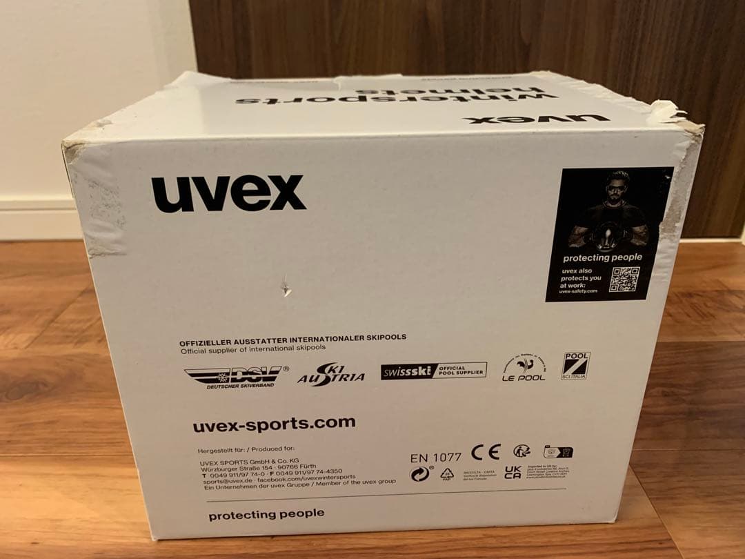 uvex ウベックス バイザーヘルメット rocket jr 51-55cm 青