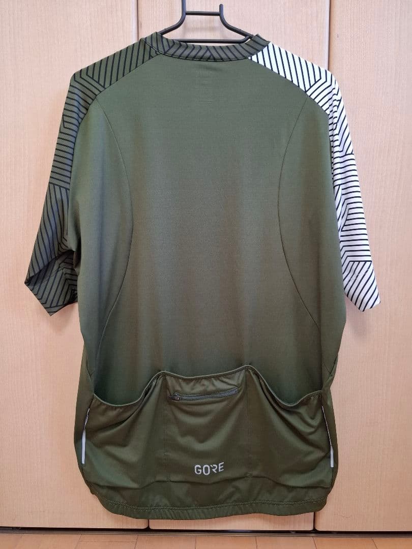 GORE WEAR C5 サイクルジャージ XL オリーブグリーン