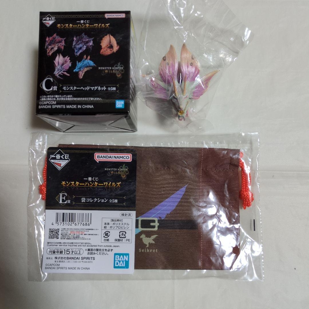 一番くじ　モンスターハンターワイルズ　A賞 フィギュア C賞 ヘッドマグネット