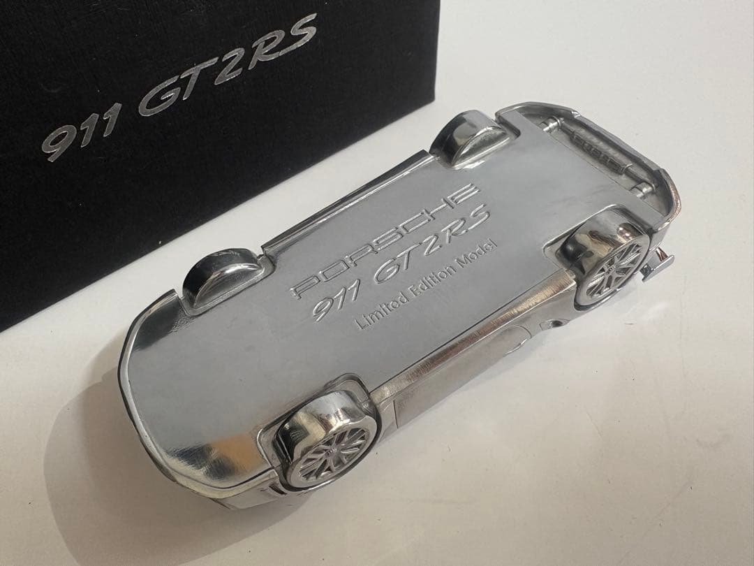 911 GT2RS ポルシェ　ペーパーウエイト　文鎮　メタルカー　非売品