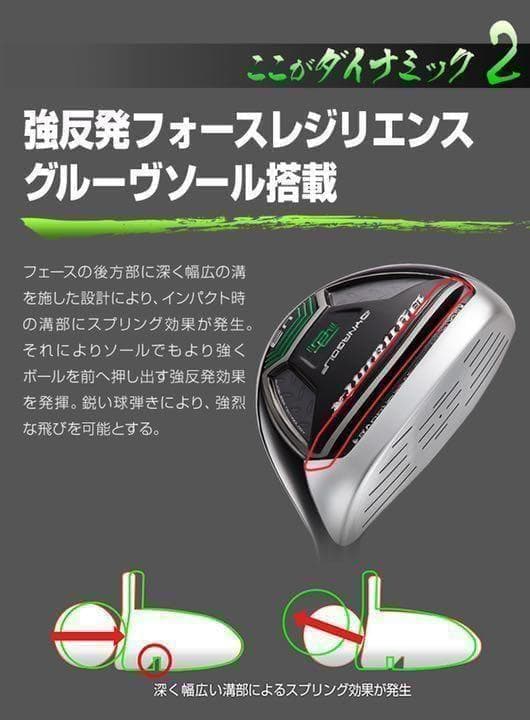 【新型】他にない#1番FWでロング2オン! ダイナミクスFW USTマミヤ仕様
