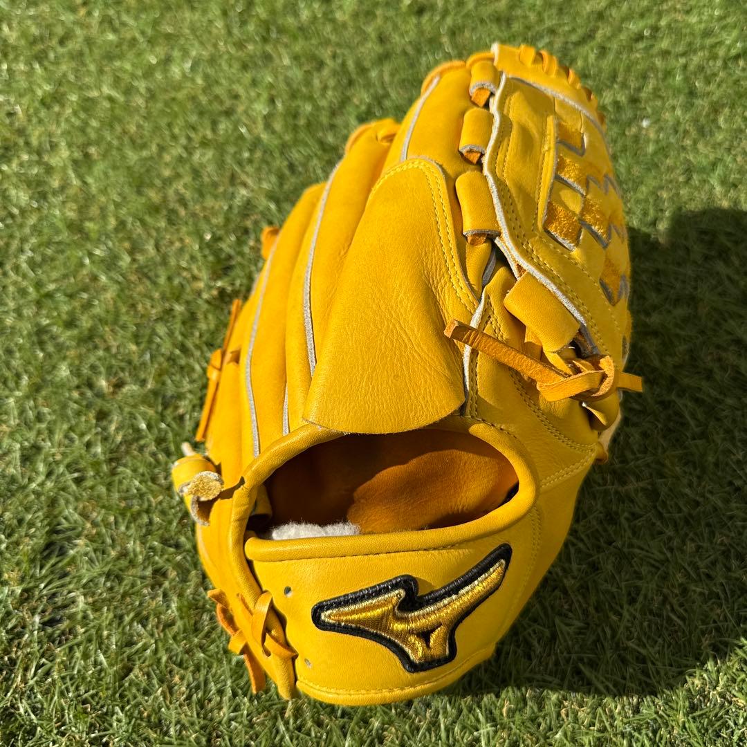 【美品】MIZUNO PRO 投手用 軟式野球グローブ 保管袋付き