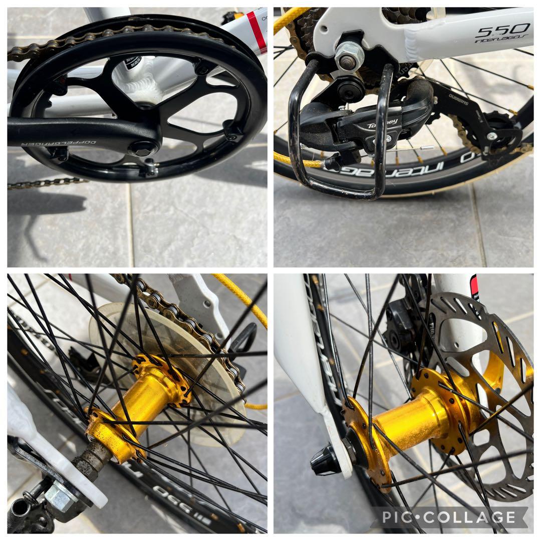 送料込◆美品◆ドッペルギャンガーinterlagos 550 20型 前カゴ付