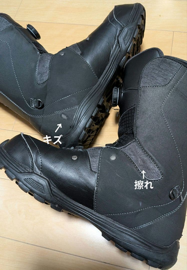 【美品】Kissmark KM GENEROUS スノーボードブーツ 27cm黒