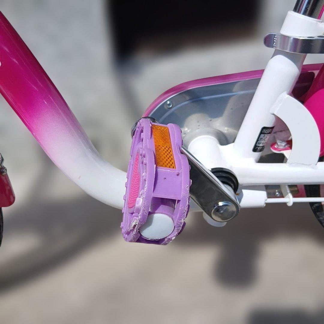 アイデス　子供用自転車　ミニーマウス　ポッピンリボン　18インチ　ピンク