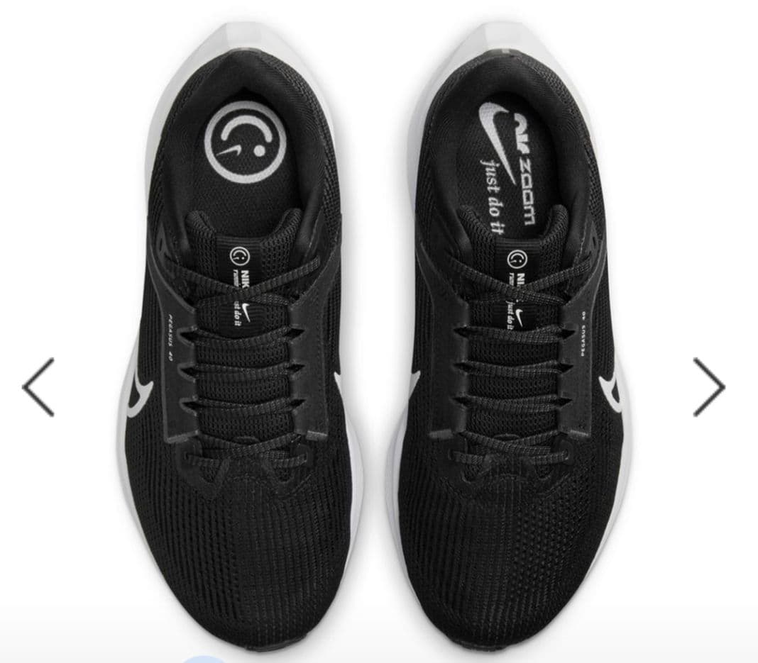 Nike ランニングシューズ ブラック　ペガサス40　ワイド　23.5　ナイキ