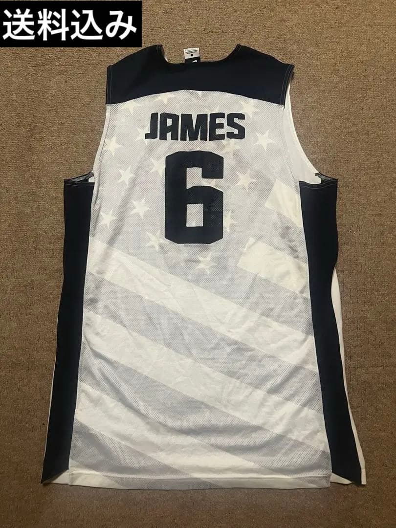 Nike USA バスケットボール ユニフォーム レブロン・ジェームズ Lサイズ