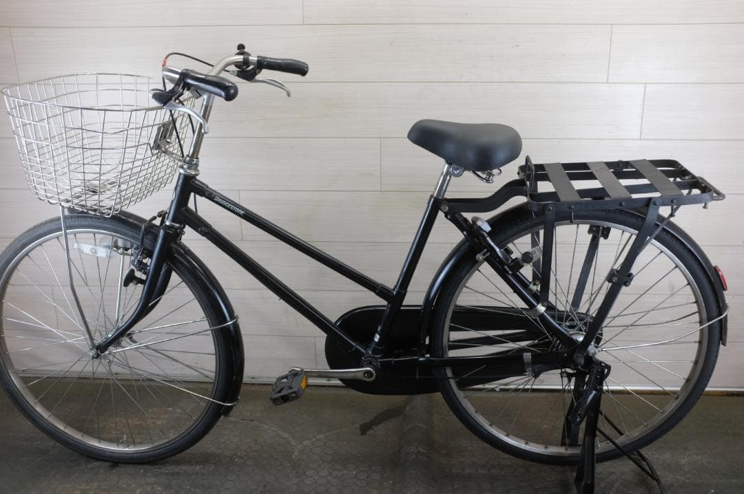 良品★ブリヂスト製　軽快車　26インチ　シングル　オートライト