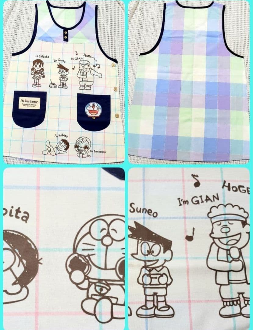 ドラえもん　エプロン7点セット　新品未使用品　可愛い❤