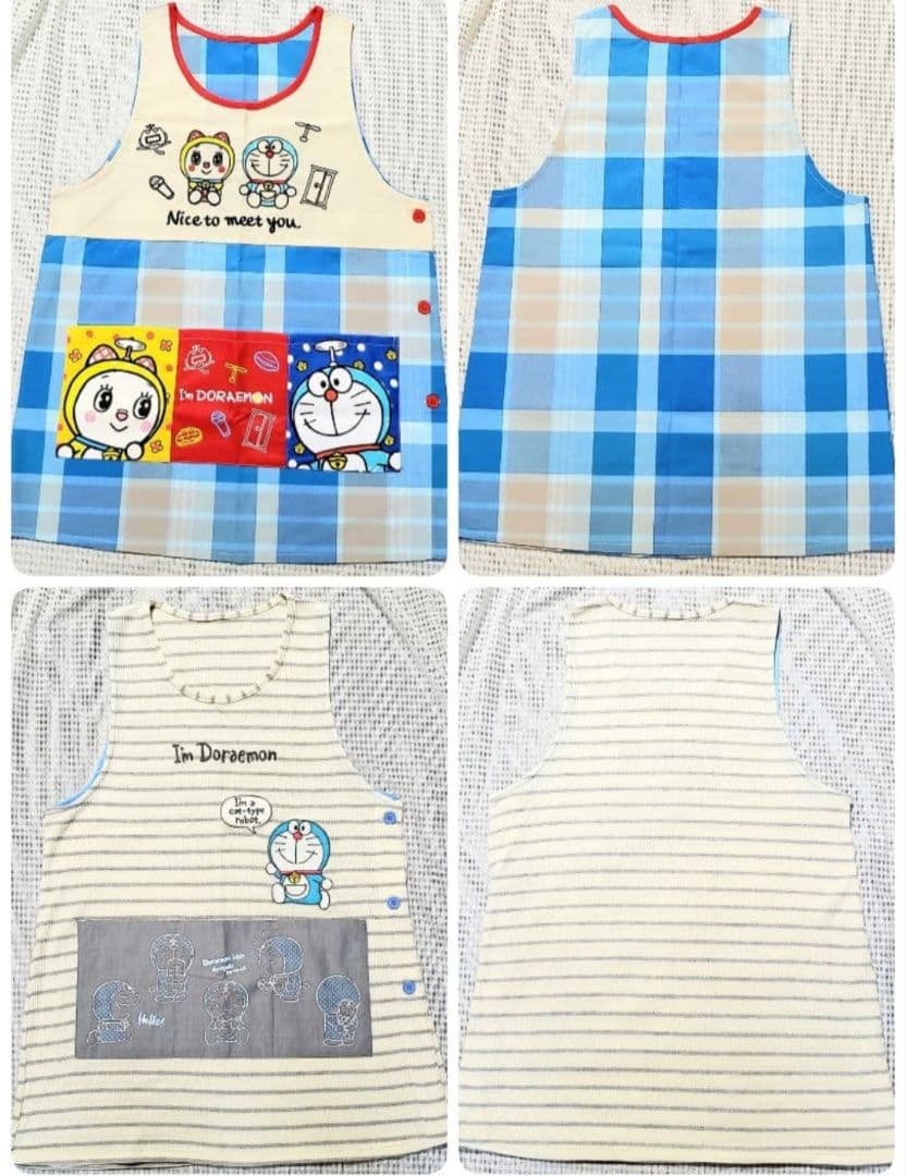 ドラえもん　エプロン7点セット　新品未使用品　可愛い❤