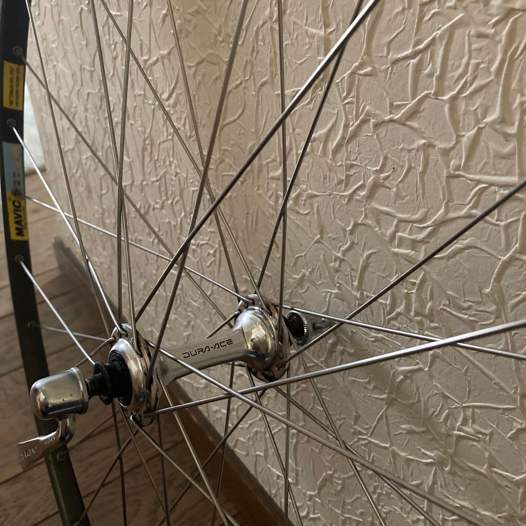シマノデュラエース　マビックGL280  32穴　フロントホイール
