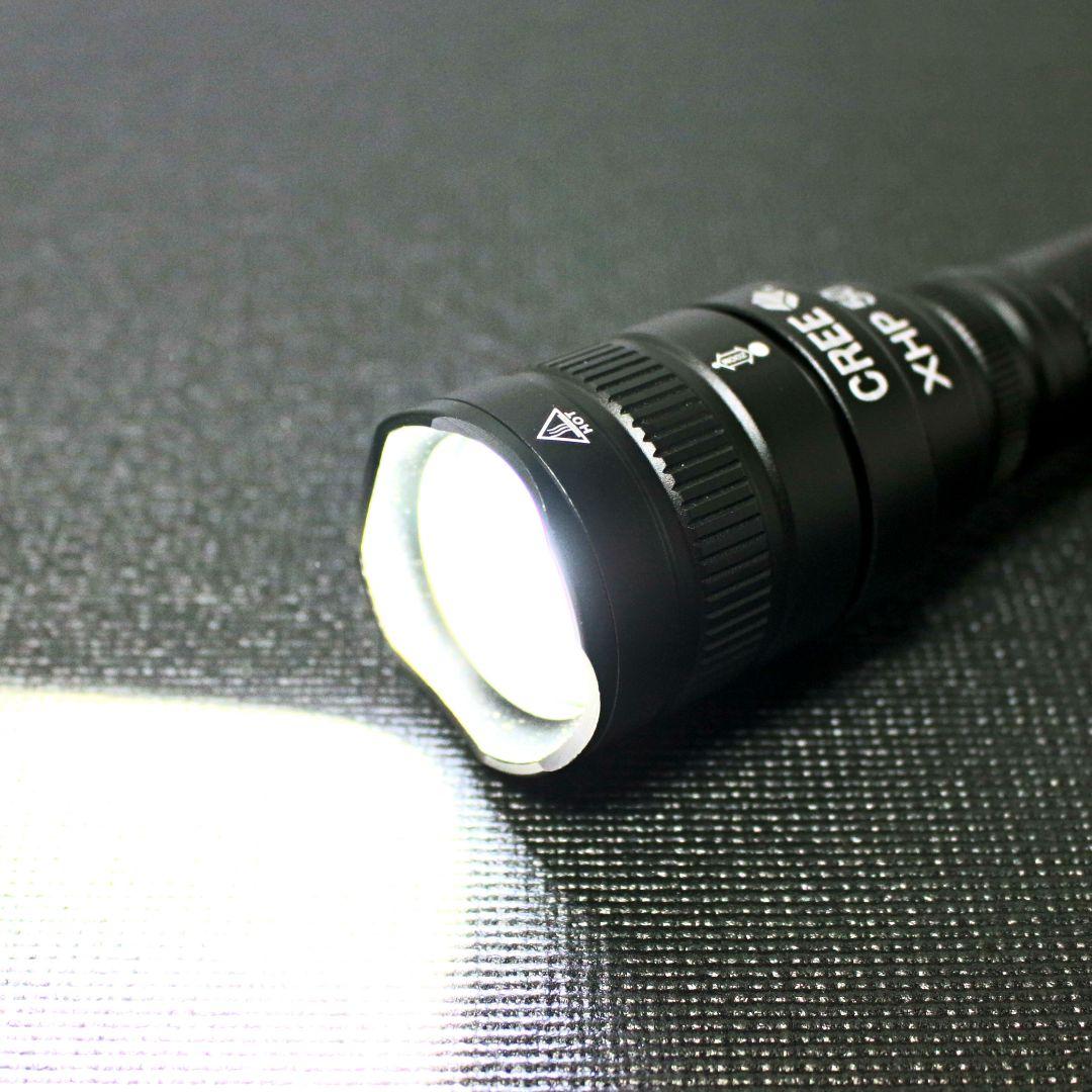 『正規CREE XHP50.2/スリム』ハンディライト　超強力　LED懐中電灯