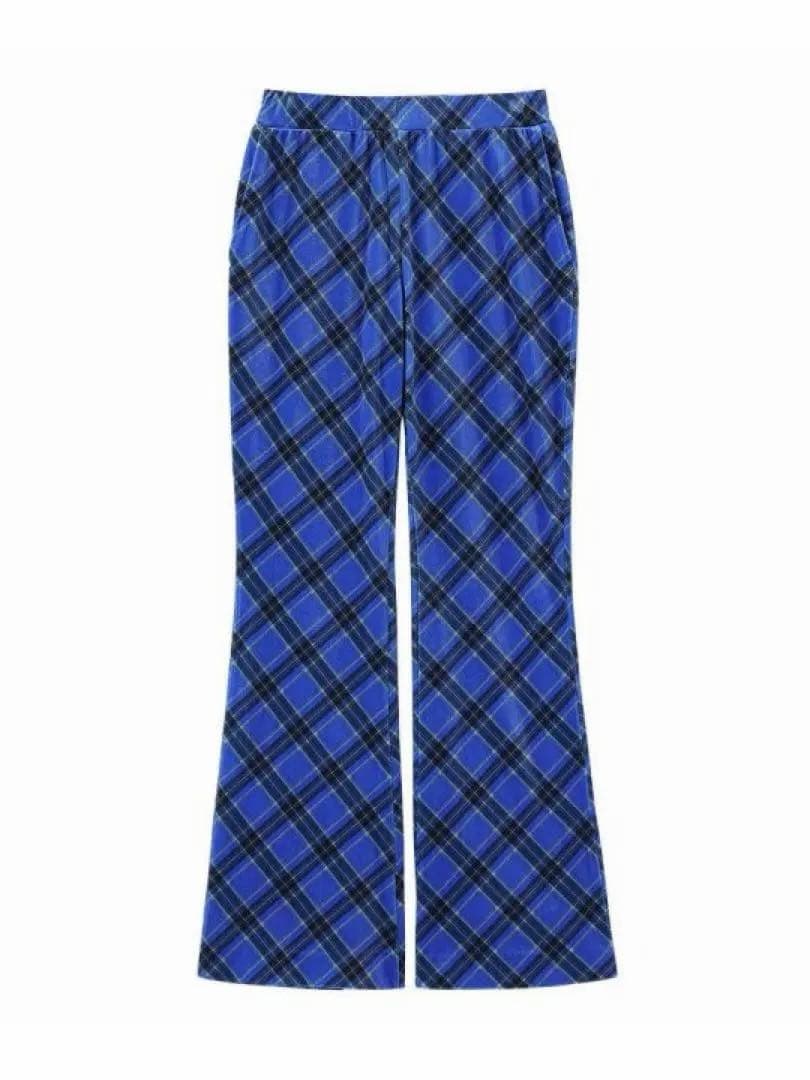 【新品】あいみょん着用パンツX-girl チェック柄フレアパンツ　希少　色違い