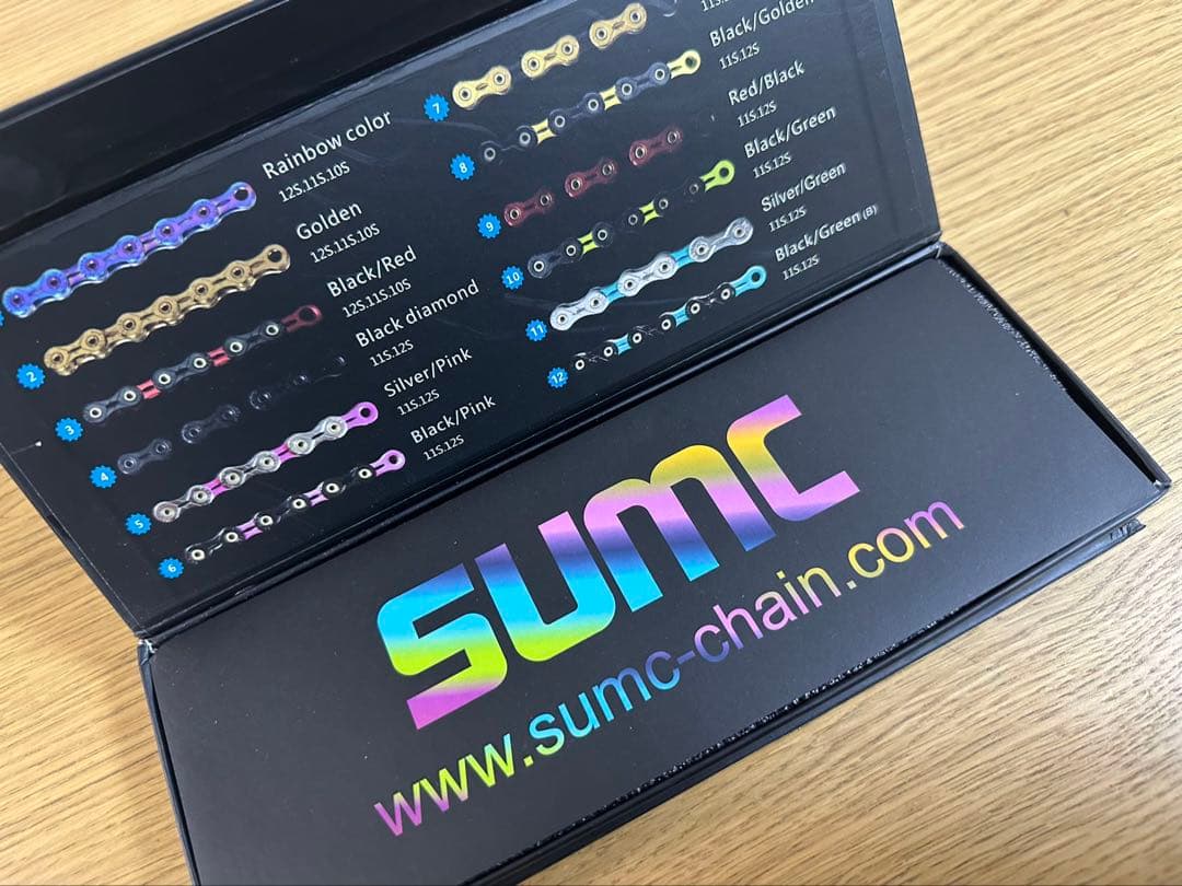 SUMC 最上級SX12SL 黒　ブラック 自転車　ギア12速用チェーン