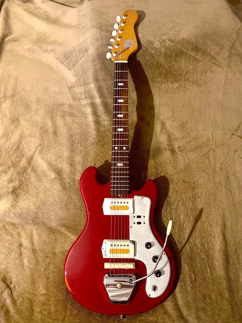 Guyatone LG-65T 60s 国産ビザール 赤 リフレット済
