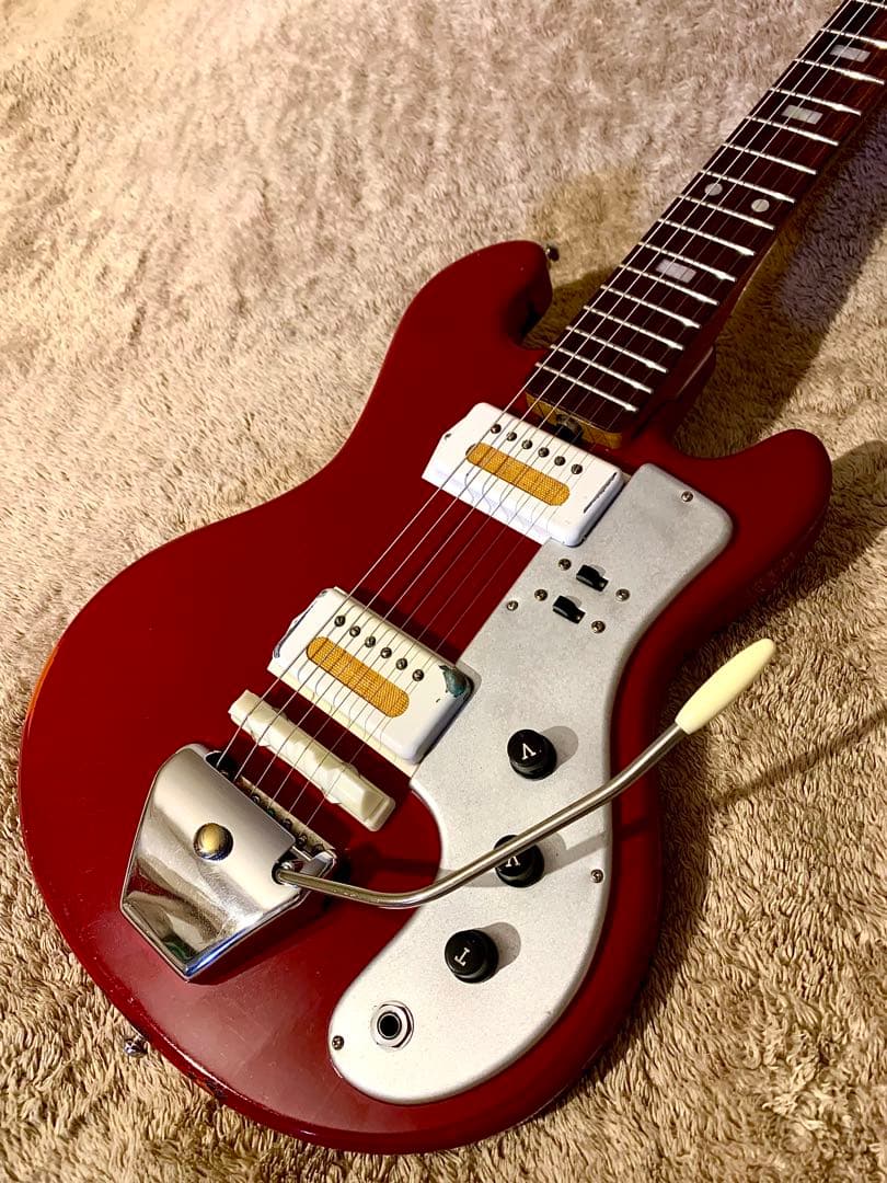 Guyatone LG-65T 60s 国産ビザール 赤 リフレット済