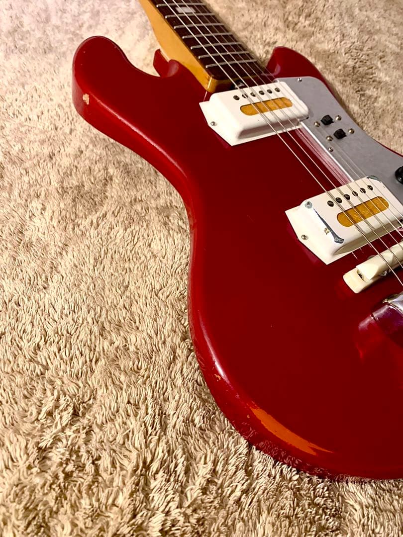 Guyatone LG-65T 60s 国産ビザール 赤 リフレット済