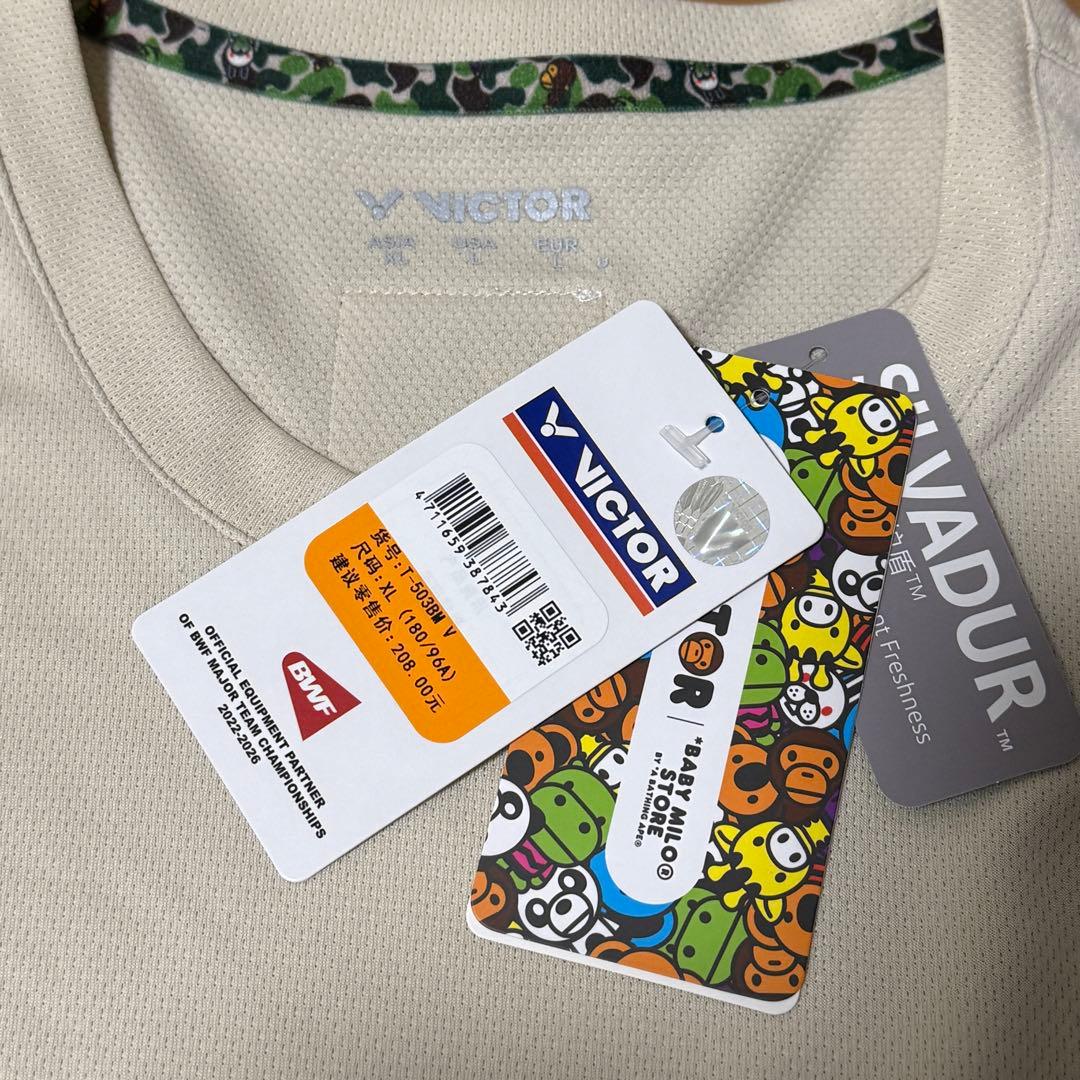 VICTOR バドミントンBABY MILO STORE Tシャツ XL