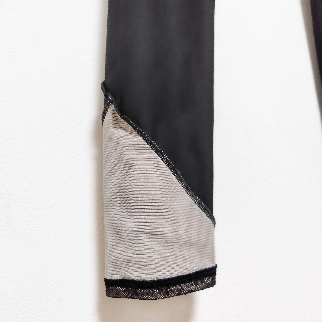 M 未使用 チャコット レース レギンス 黒 ＊ ヨガ ダンス バレエ スパッツ