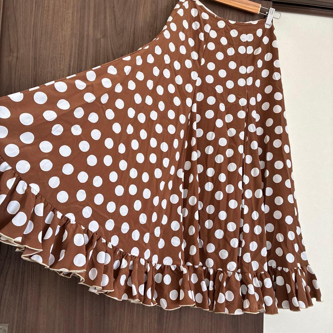 flamenco衣装　水玉ファルダ