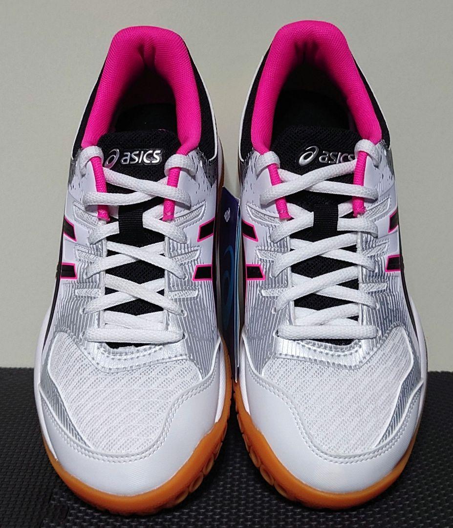 ASICS GEL-ROCKET 9 ホワイト/ピンク 23.5cm