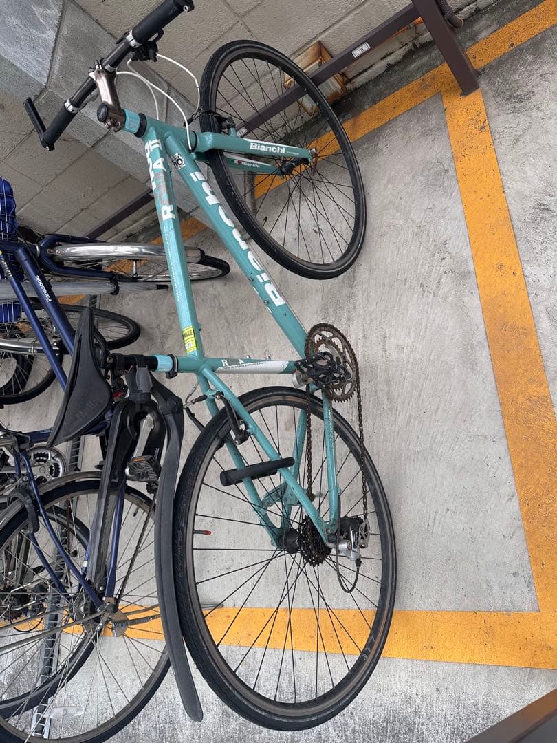 ロードバイク クロスバイク 自転車　ビアンキ　ローマ2 チェレステ