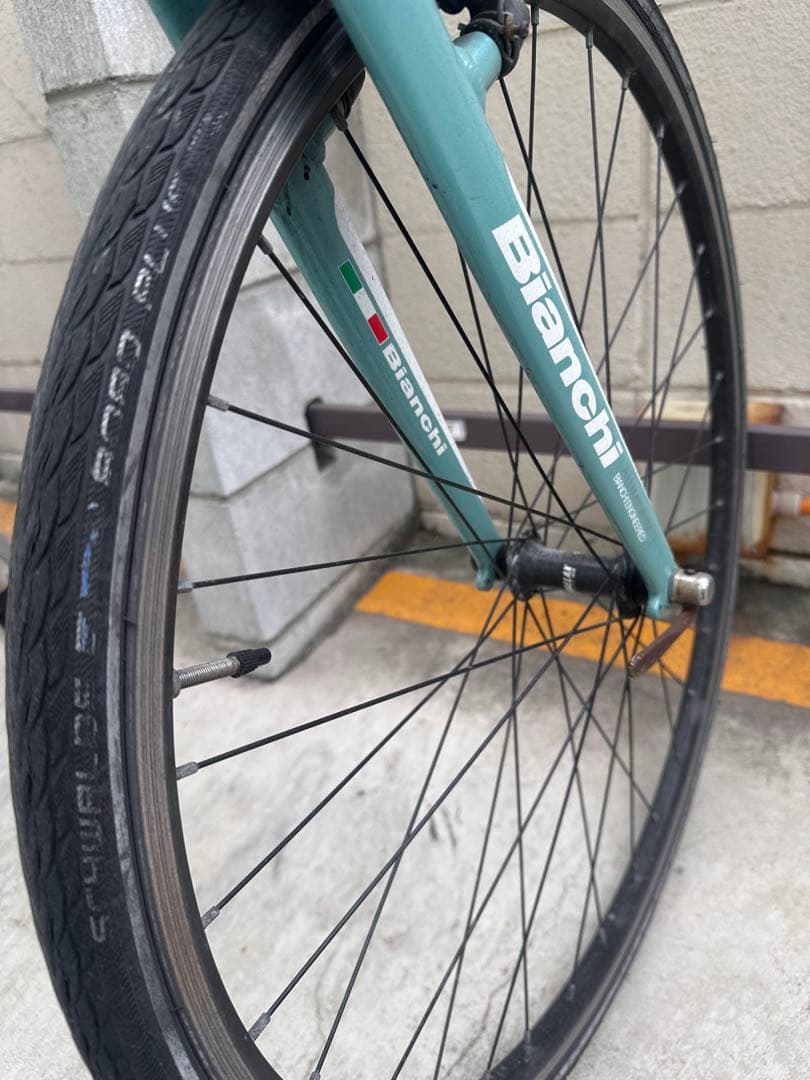 ロードバイク クロスバイク 自転車　ビアンキ　ローマ2 チェレステ