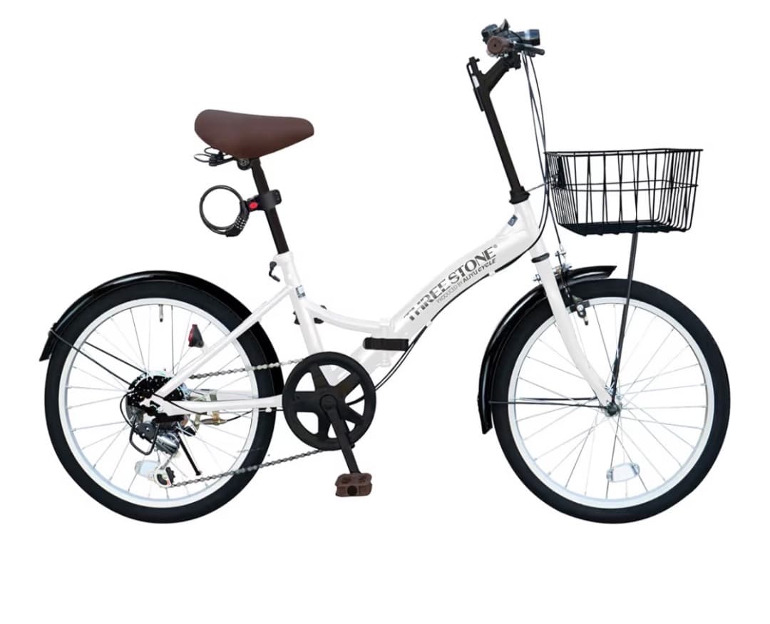 【新品】THREE STONE 折りたたみ自転車 20インチ マットグリーン