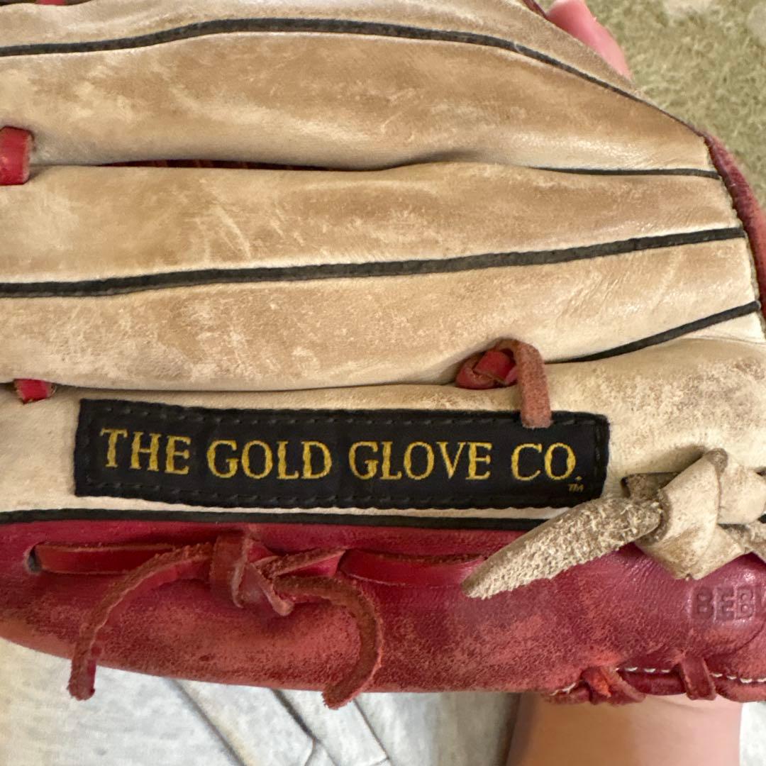 Rawlings 限定版 軟式グローブ レッド/ベージュ